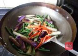 长豆烧茄子的做法图解10