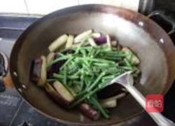 长豆烧茄子的做法图解8