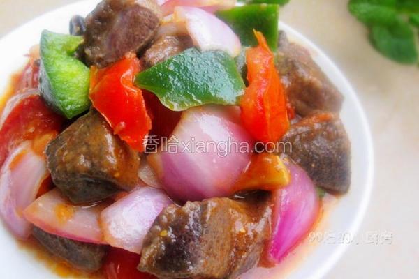 黑椒茄汁猪肝