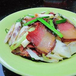 腊肉炒淮山薯的做法[图]