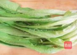 麻酱生拌油麦菜的做法图解1