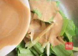 麻酱生拌油麦菜的做法图解9