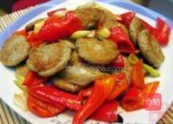 辣椒炒鱼饼的做法图解5