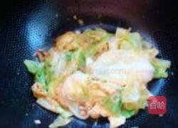 蛋香手撕包菜的做法图解9