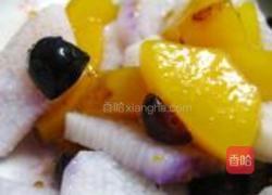 黄桃桂花山药的做法图解7