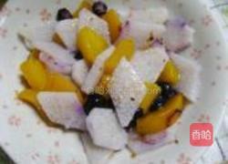 黄桃桂花山药的做法图解6