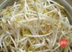 肉丝炒豆芽的做法图解2