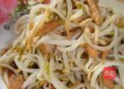 肉丝炒豆芽的做法图解9