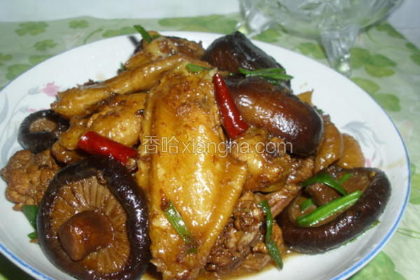 香菇烧鸡块