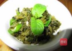 炒苦菜苔的做法图解5