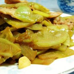 青柿子炒肉片的做法[圖]