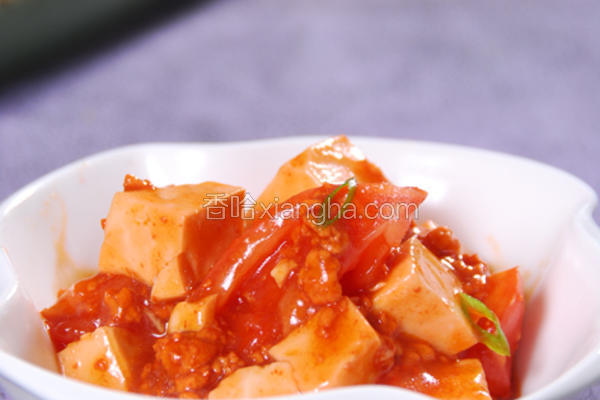 肉末蕃茄豆腐