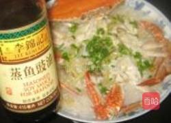 红膏蟹蒸粉丝的做法图解8