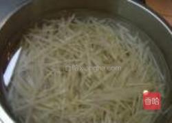 肉末咸菜黄豆芽的做法图解3