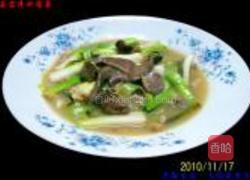 大蒜苗清炒鸡杂的做法图解9
