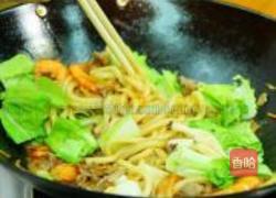 生炒三鲜乌冬的做法图解14