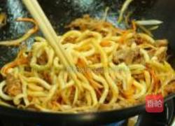 生炒三鲜乌冬的做法图解9