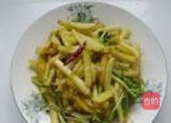 香菜炒土豆条的做法图解9
