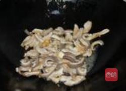 葱爆猪肚的做法图解4
