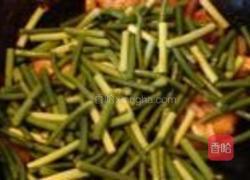 蒜薹炒白肉的做法图解6