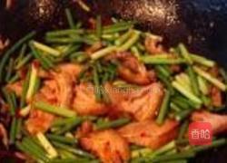 蒜薹炒白肉的做法图解7