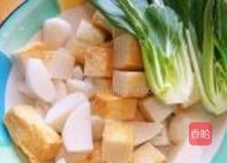 鱼丸鱼豆腐炒时蔬的做法图解1