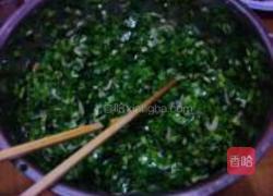 韭菜虾皮馅饼的做法图解4