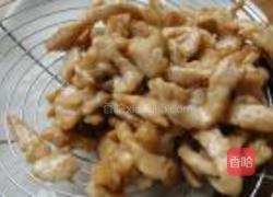 茭白肉丝炒毛豆的做法图解6