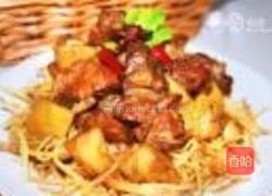 土豆烧排骨的做法图解18
