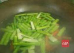 芦笋炒肉丝的做法图解3