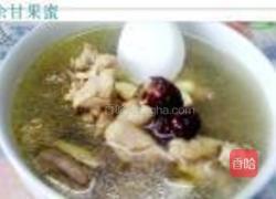 红枣莲子炖鸡汤的做法图解8