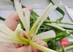 青蒜炒鸭血的做法图解4