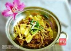 干锅腐竹蛋皮的做法图解14