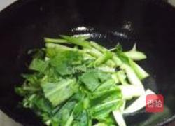 芥蓝双鲜的做法图解5