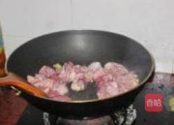 豆角烧鸭的做法图解3