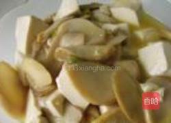 鲍汁杏鲍菇豆腐的做法图解7