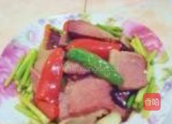 蒜薹炒腊肉的做法图解7