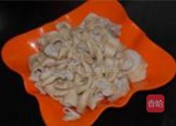 酸菜胡椒炒肥肠的做法图解4