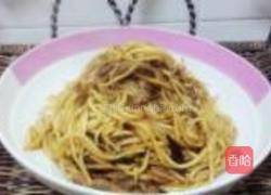 茭白炒肉丝的做法图解6