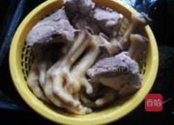 花生眉豆鸡脚汤的做法图解7
