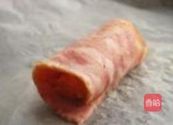 椰香南瓜培根卷的做法图解5