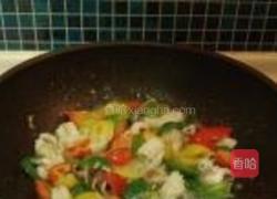 彩椒墨鱼卷的做法图解11