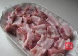 杏鲍菇搭上红烧肉的做法图解1