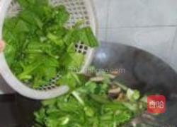 小白菜炒香菇的做法图解9