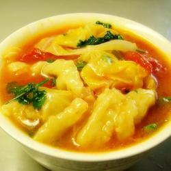 番茄面鱼包菜的做法[图]