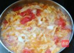 番茄面鱼包菜的做法图解7