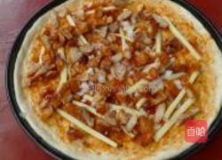 口蘑彩椒鸡腿披萨的做法图解14