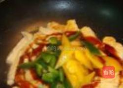 彩椒炒嫩豆腐的做法图解6