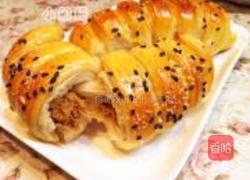 肉松毛毛虫面包的做法图解16