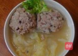 狮子头的做法图解4